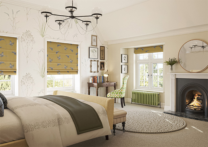 Cranes, Gilt - Roman Blind - Image 6